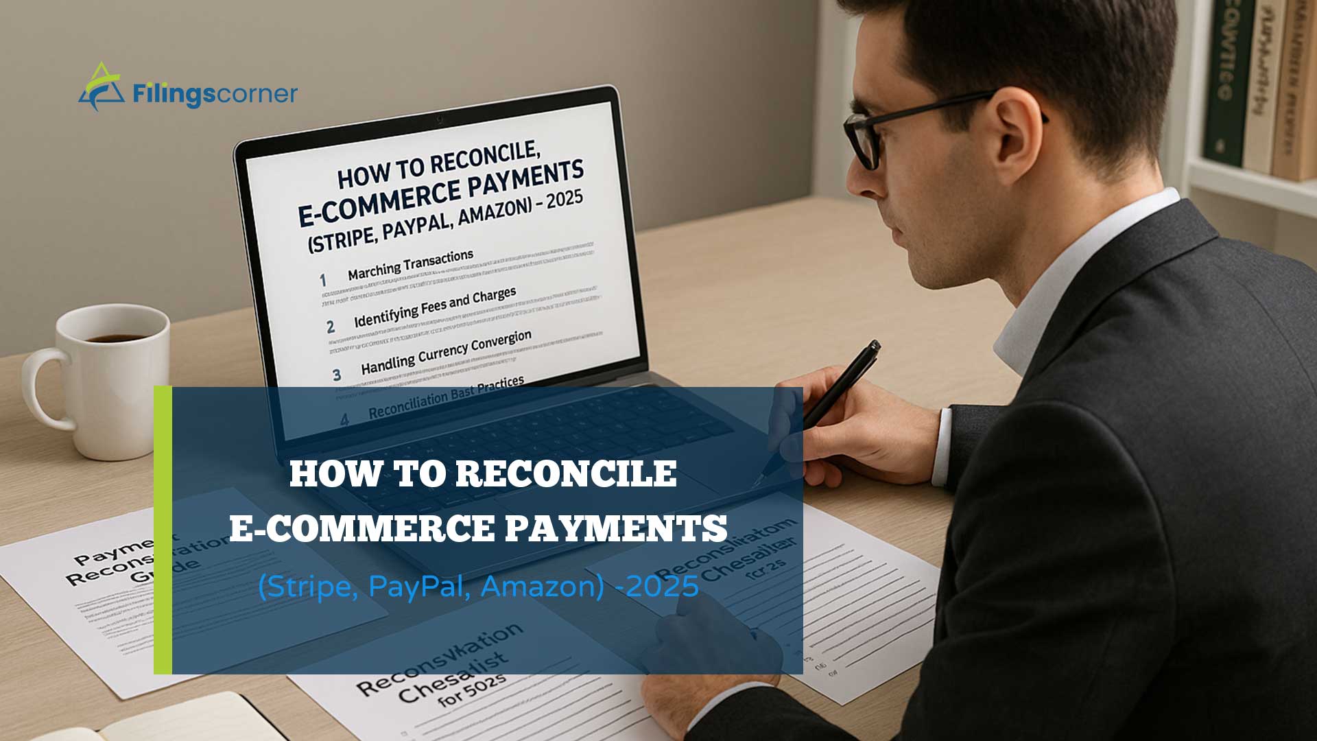 How to Reconcile E-commerce Payments (Stripe, PayPal, Amazon) – 2025 Guide